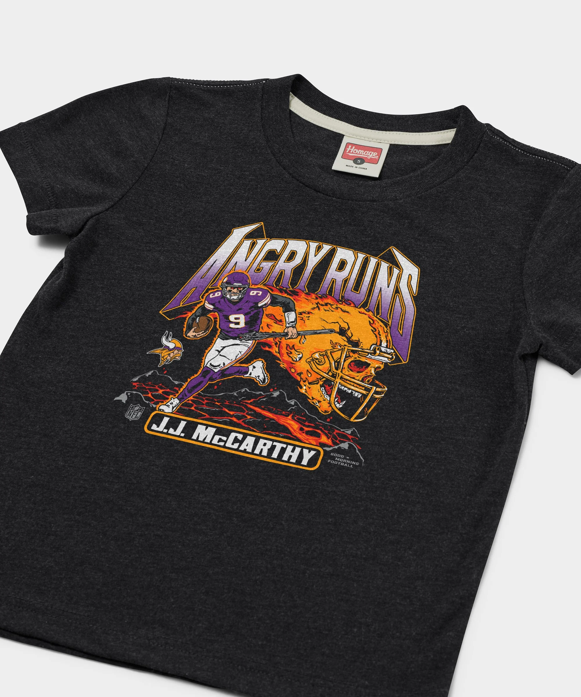 Youth Angry Runs 2025 Vikings J.J. McCarthy - Image 2