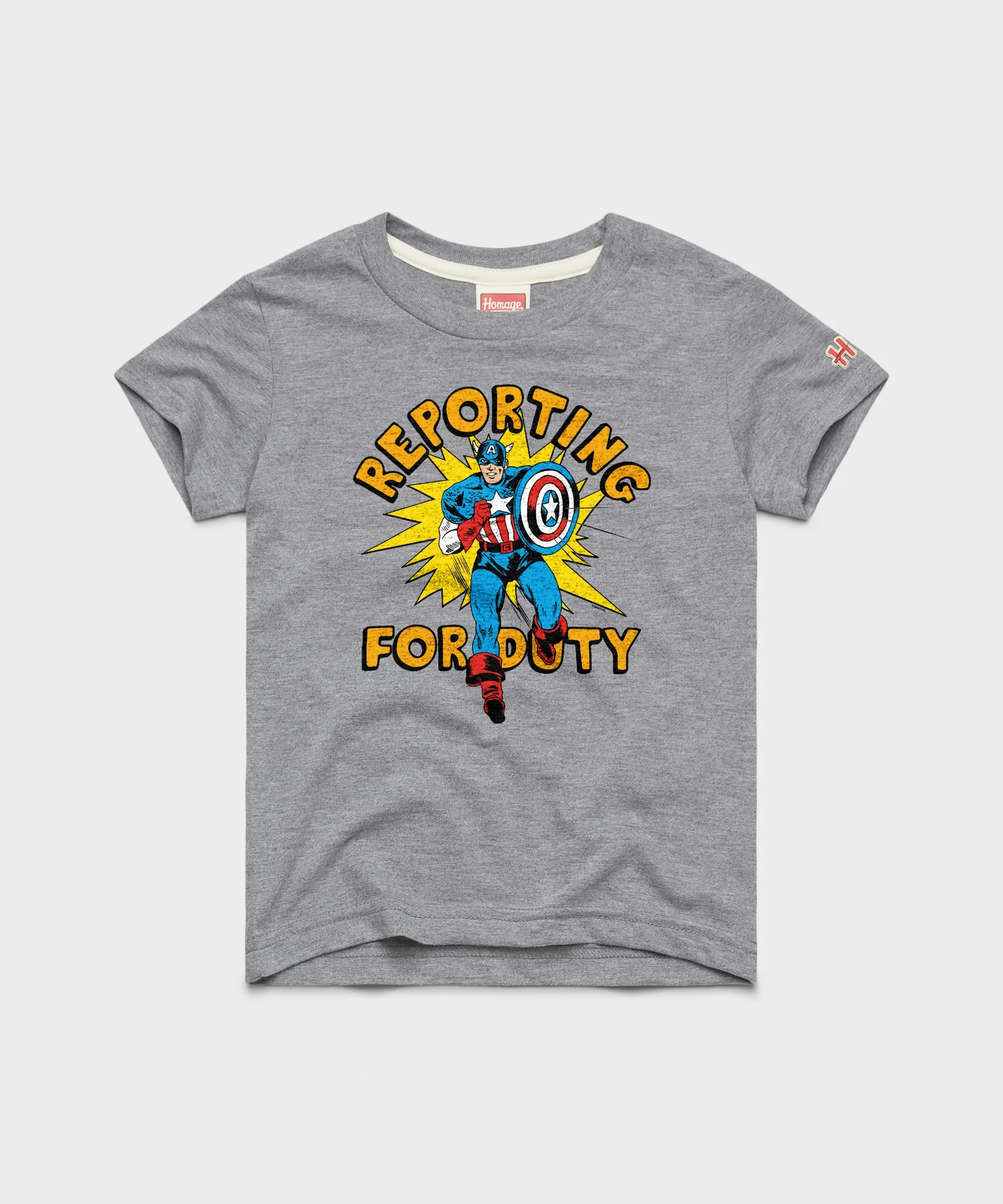 Youth Captain America Reporting For Duty