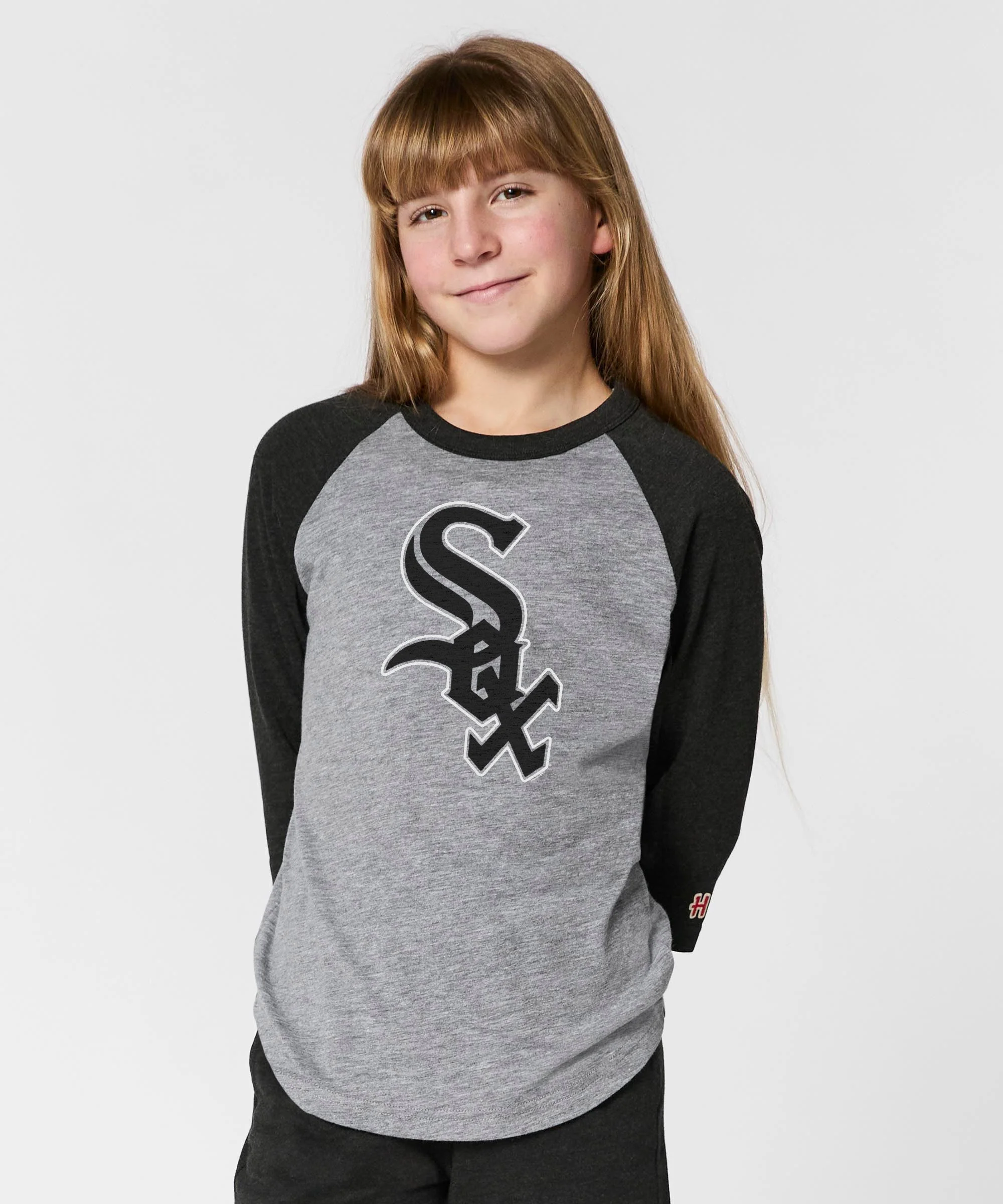 Youth Chicago White Sox '91 Raglan - Image 3
