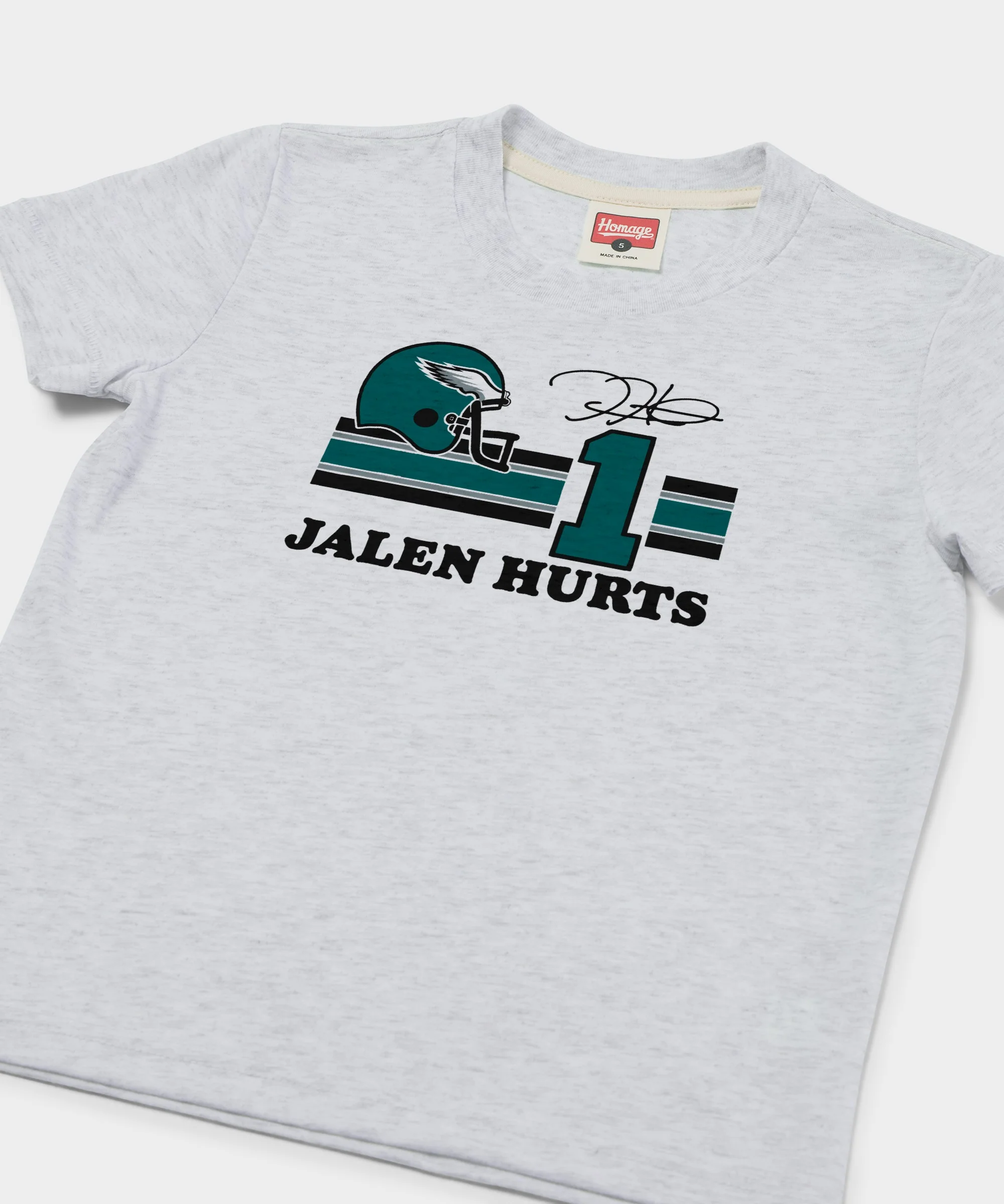 Youth Eagles Jalen Hurts Signature Jersey - Image 2