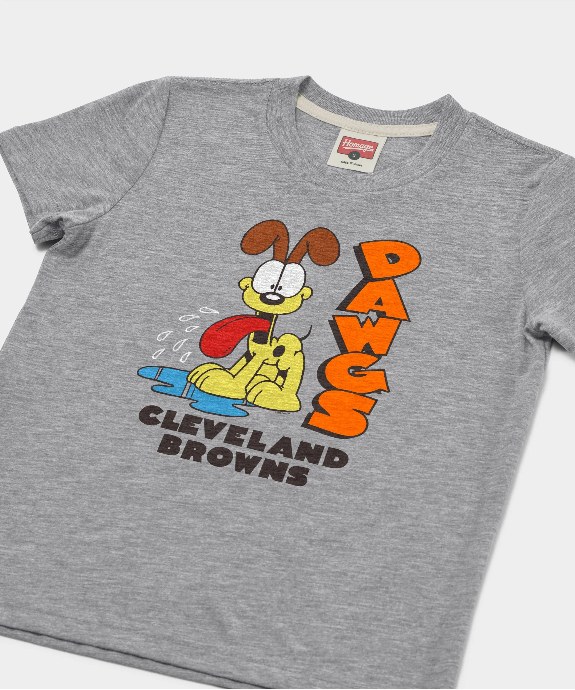 Youth Garfield Odie X Cleveland Browns - Image 2