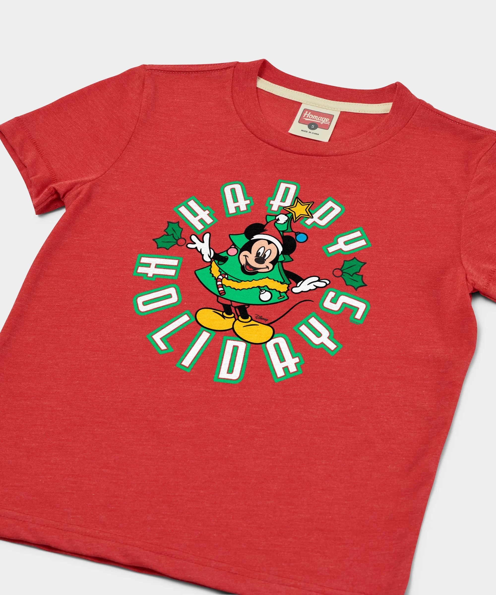 Youth Mickey Mouse Happy Holidays - Image 2