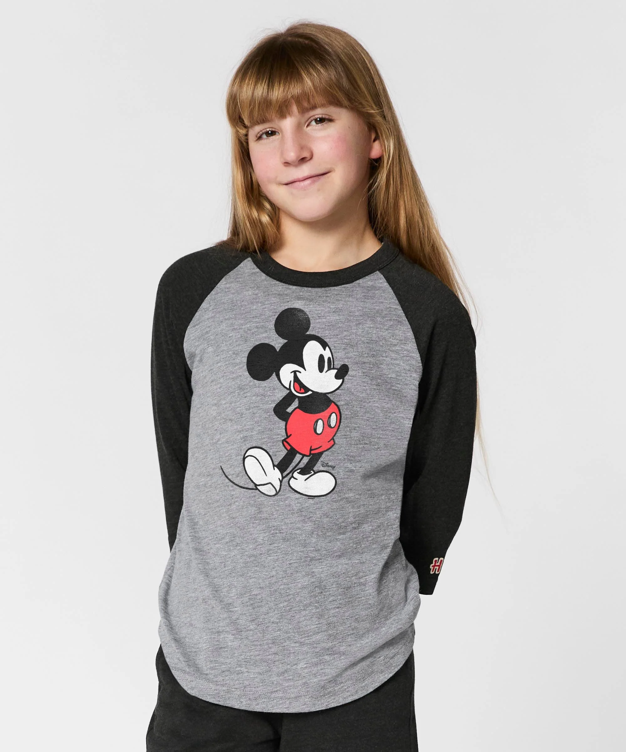 Youth Mickey Mouse Raglan - Image 3