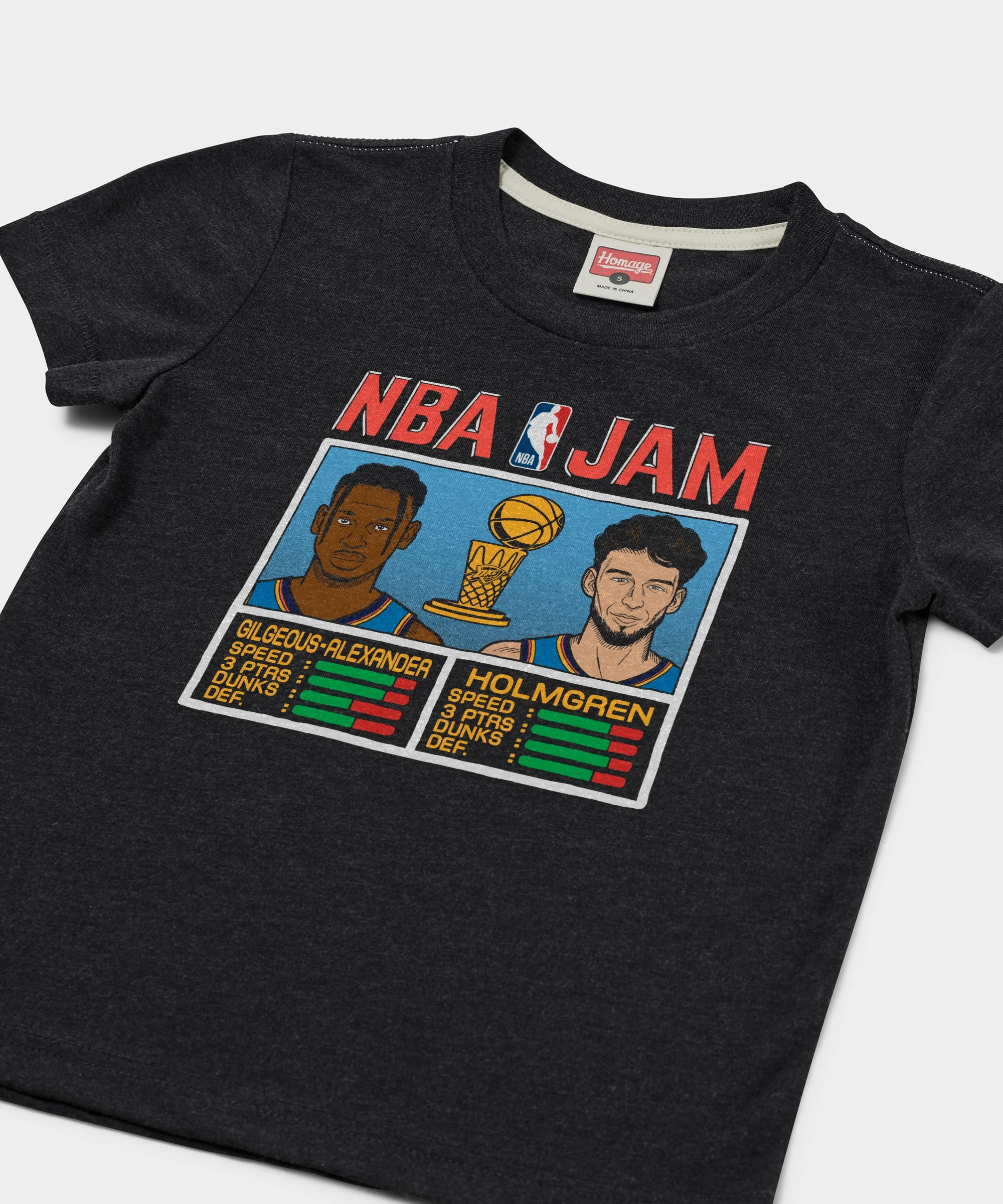 Youth NBA Jam Thunder 2025 Champs Gilgeous-Alexander And Holmgren - Image 2
