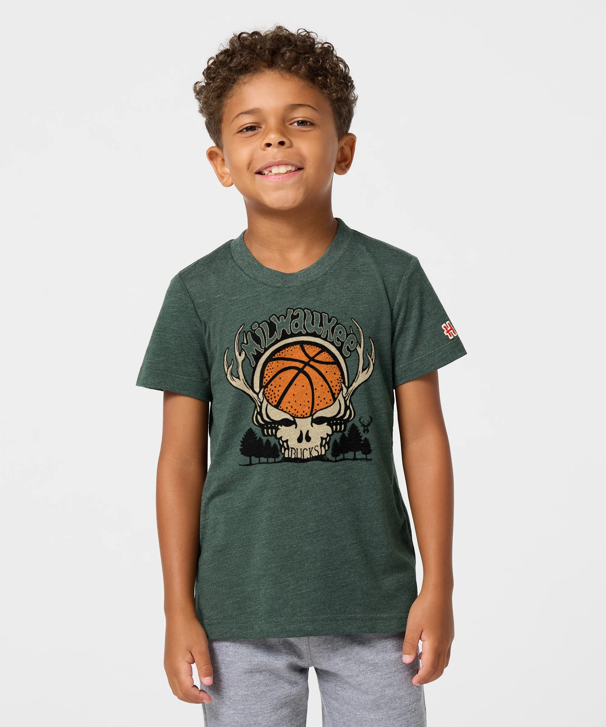 Youth NBA x Grateful Dead x Bucks Skull - Image 3