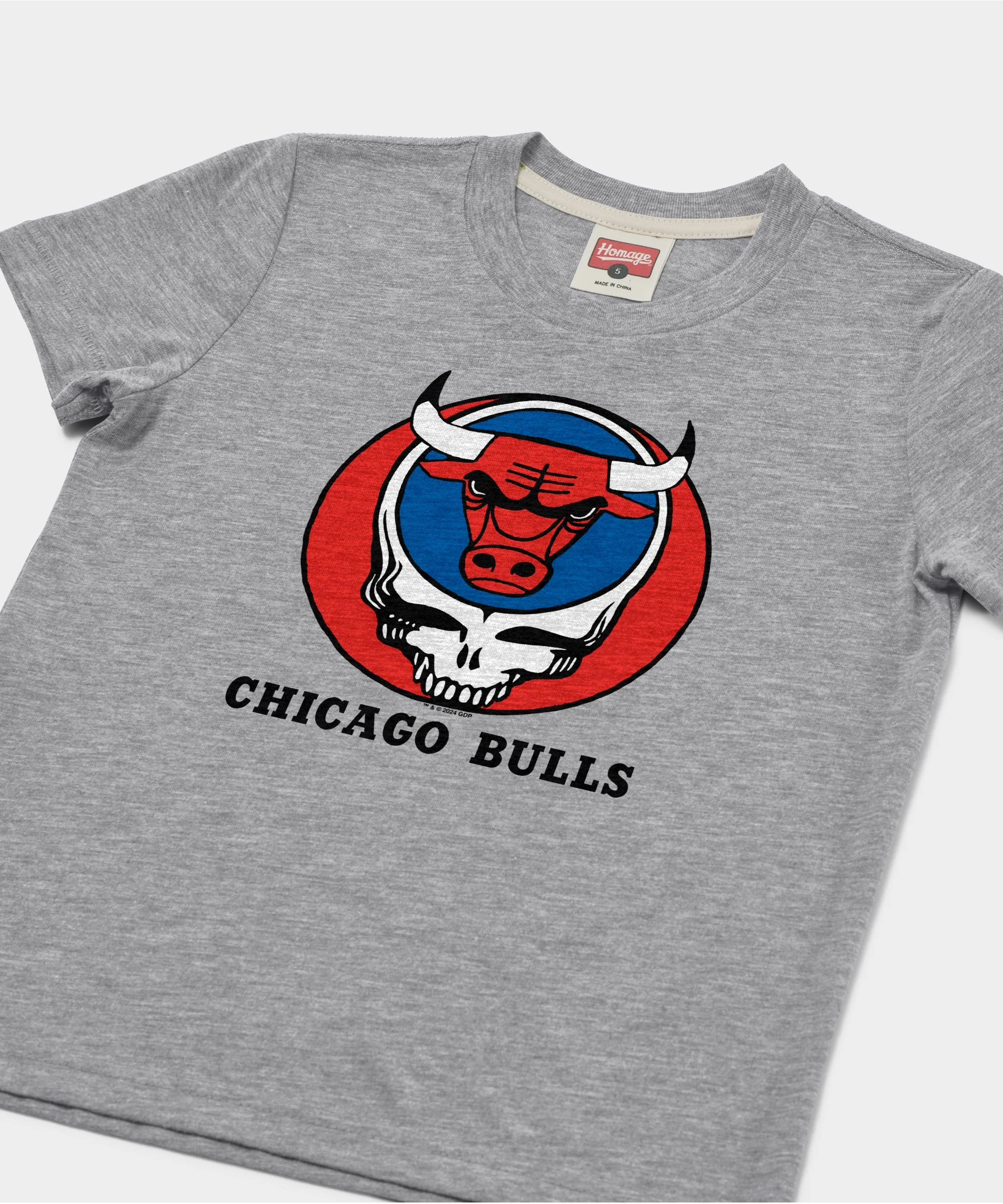 Youth NBA x Grateful Dead x Bulls Skull - Image 2