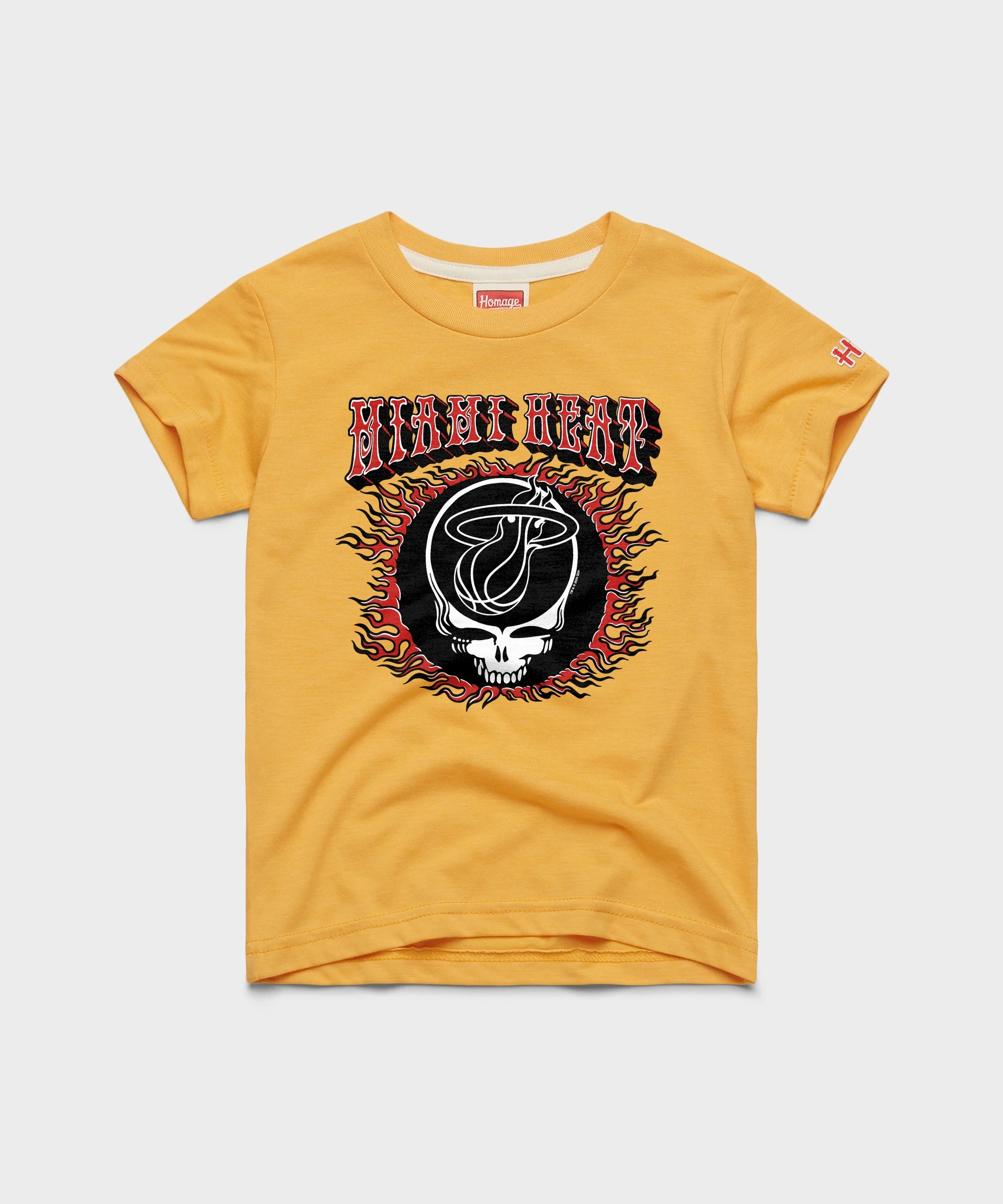 Youth NBA x Grateful Dead x Heat Flaming Skull