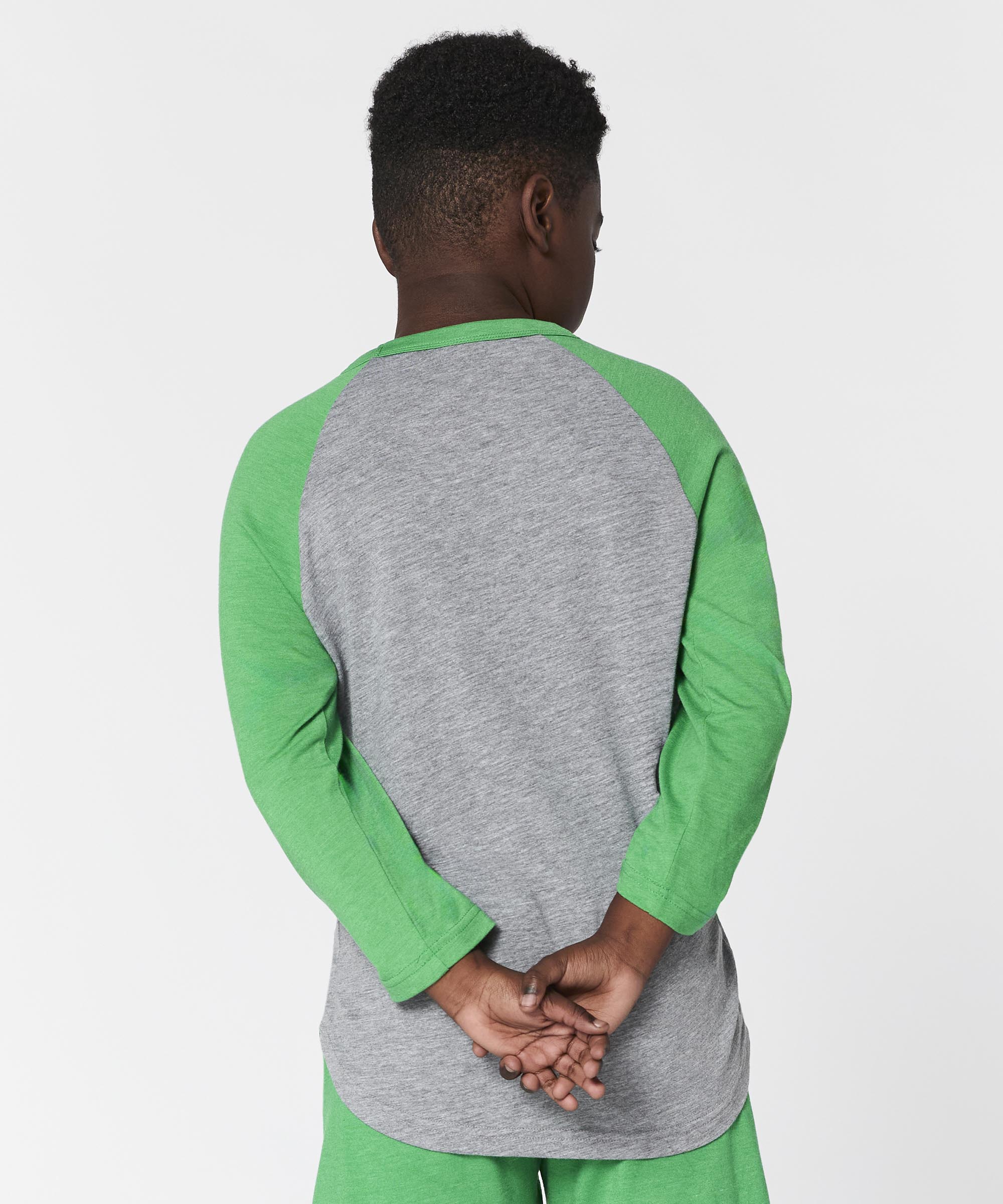 Youth New York Jets Big Helmet Raglan - Image 4