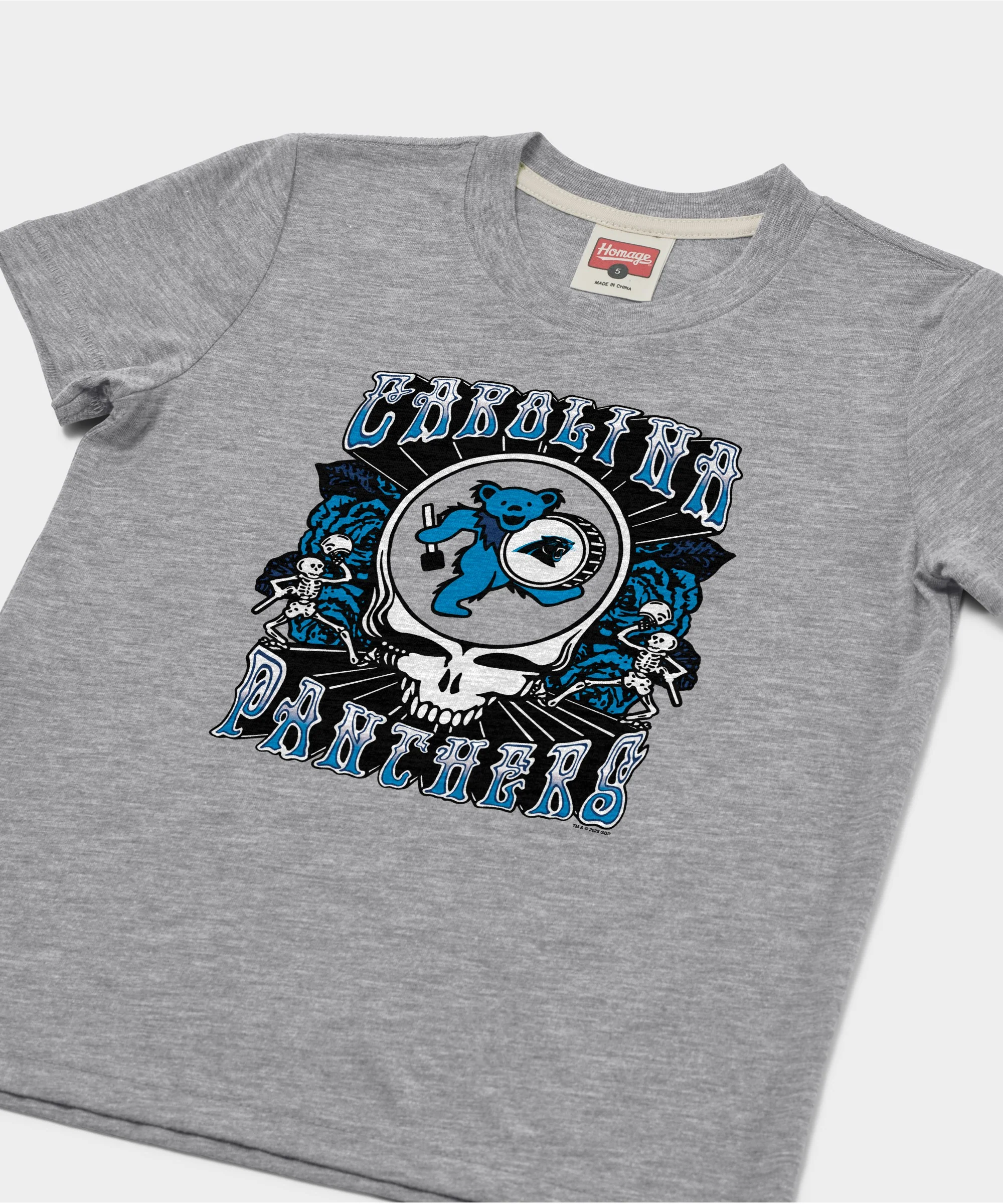 Youth NFL x Grateful Dead x Panthers - Image 2