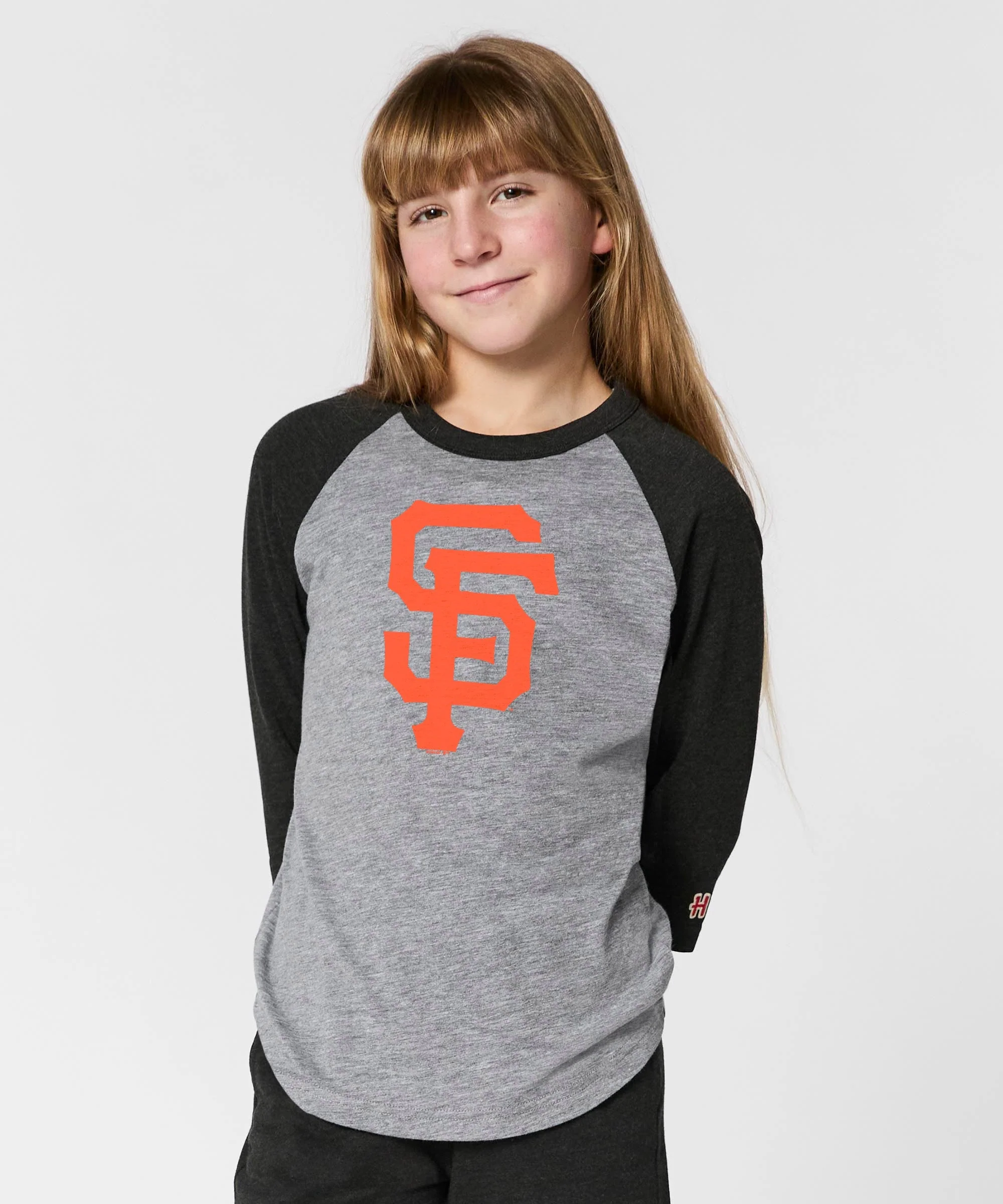 Youth San Francisco Giants Cap Logo '00 Raglan - Image 3