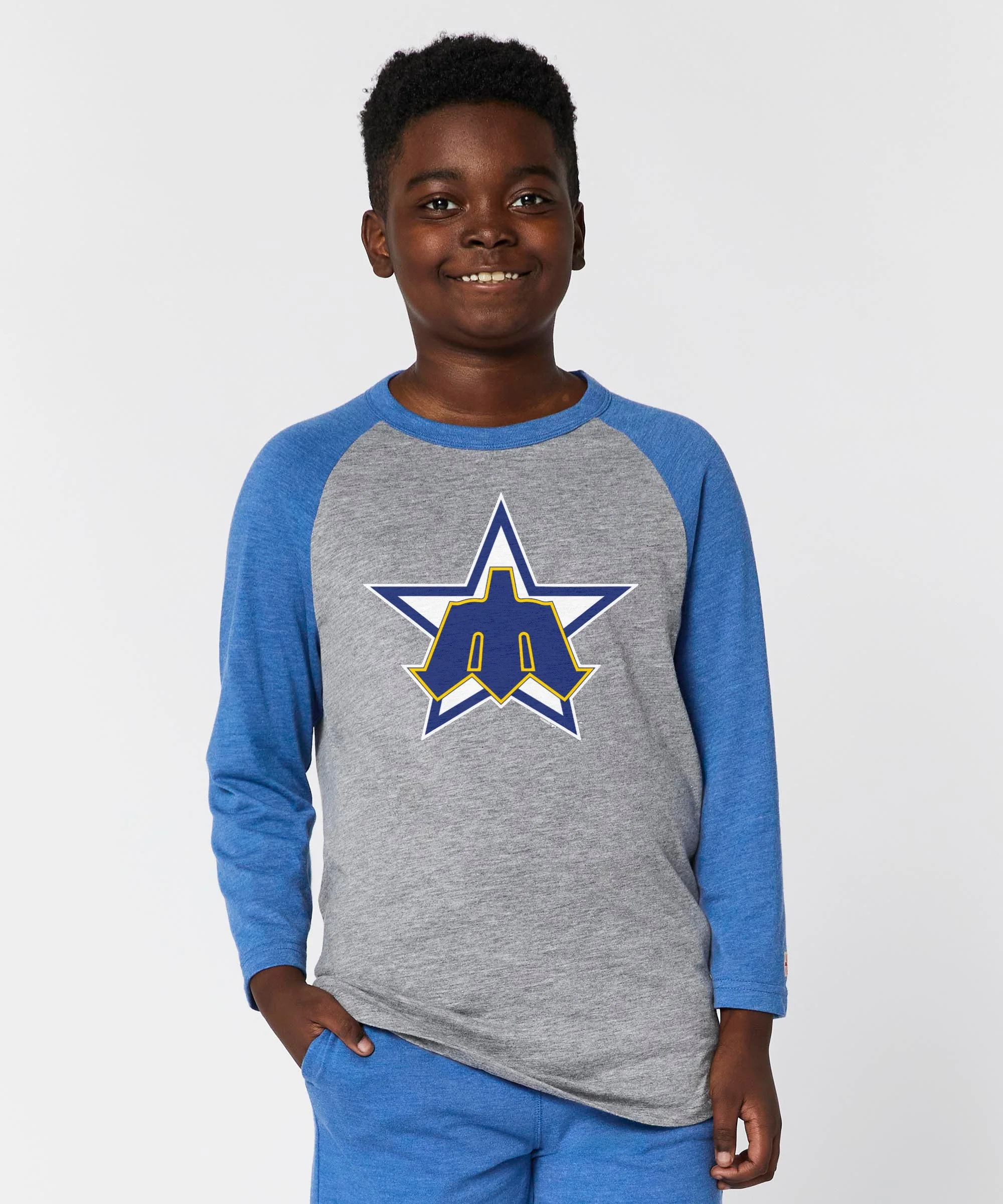 Youth Seattle Mariners '81 Raglan - Image 3