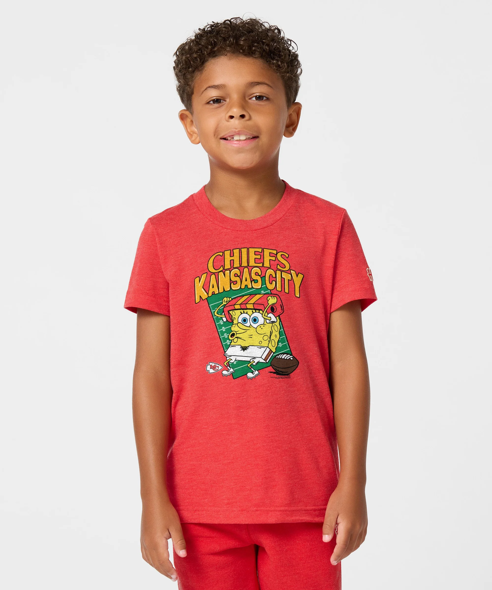 Youth SpongeBob SquarePants x Kansas City Chiefs - Image 3