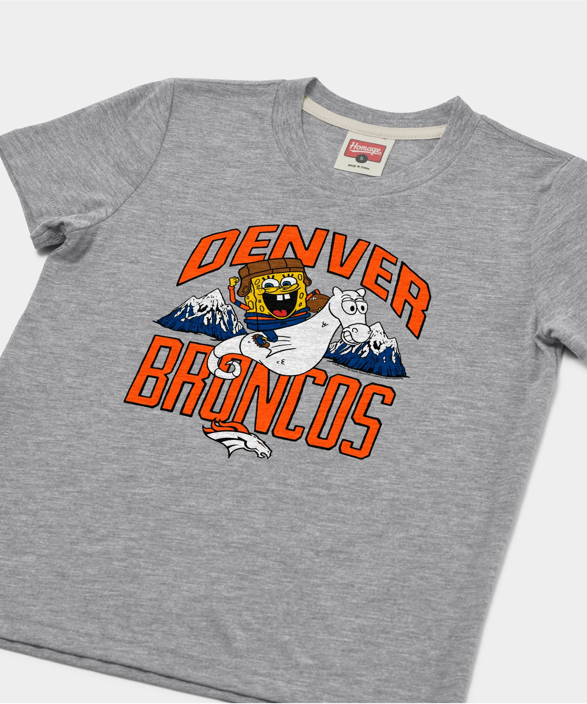 Youth SpongeBob X Denver Broncos - Image 2