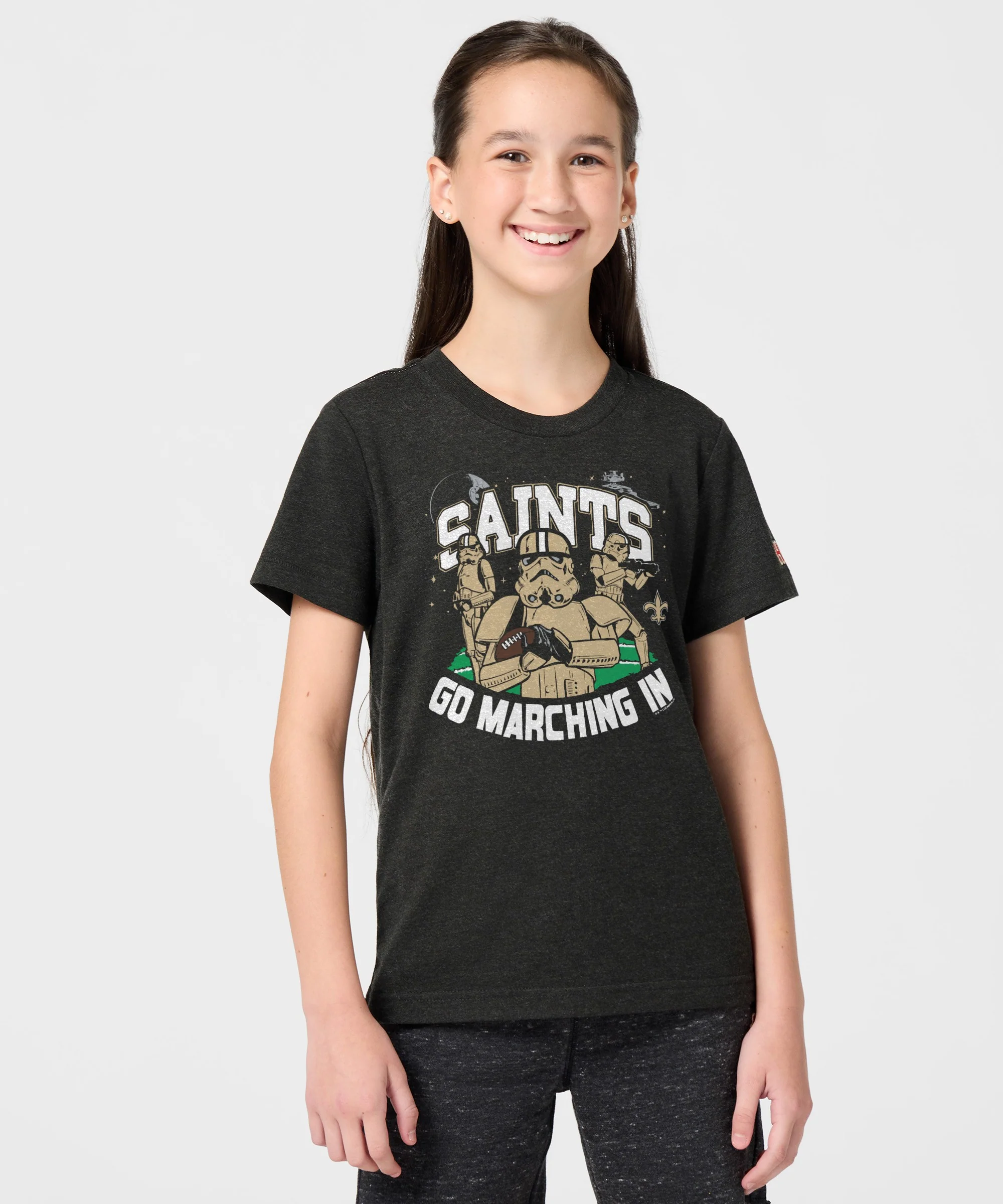 Youth Star Wars x New Orleans Saints Dark Side - Image 3