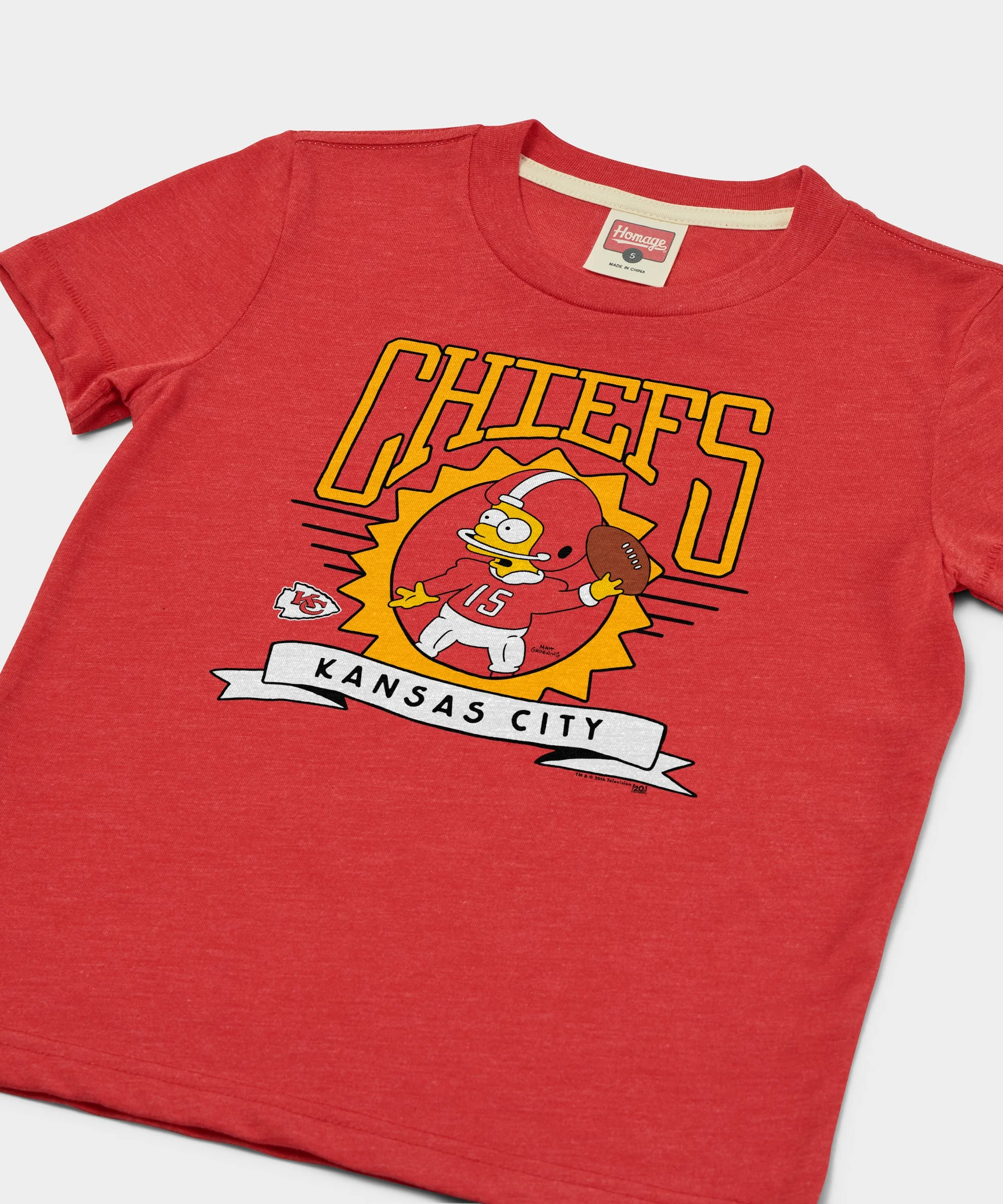 Youth The Simpsons Bart x Kansas City Chiefs - Image 2
