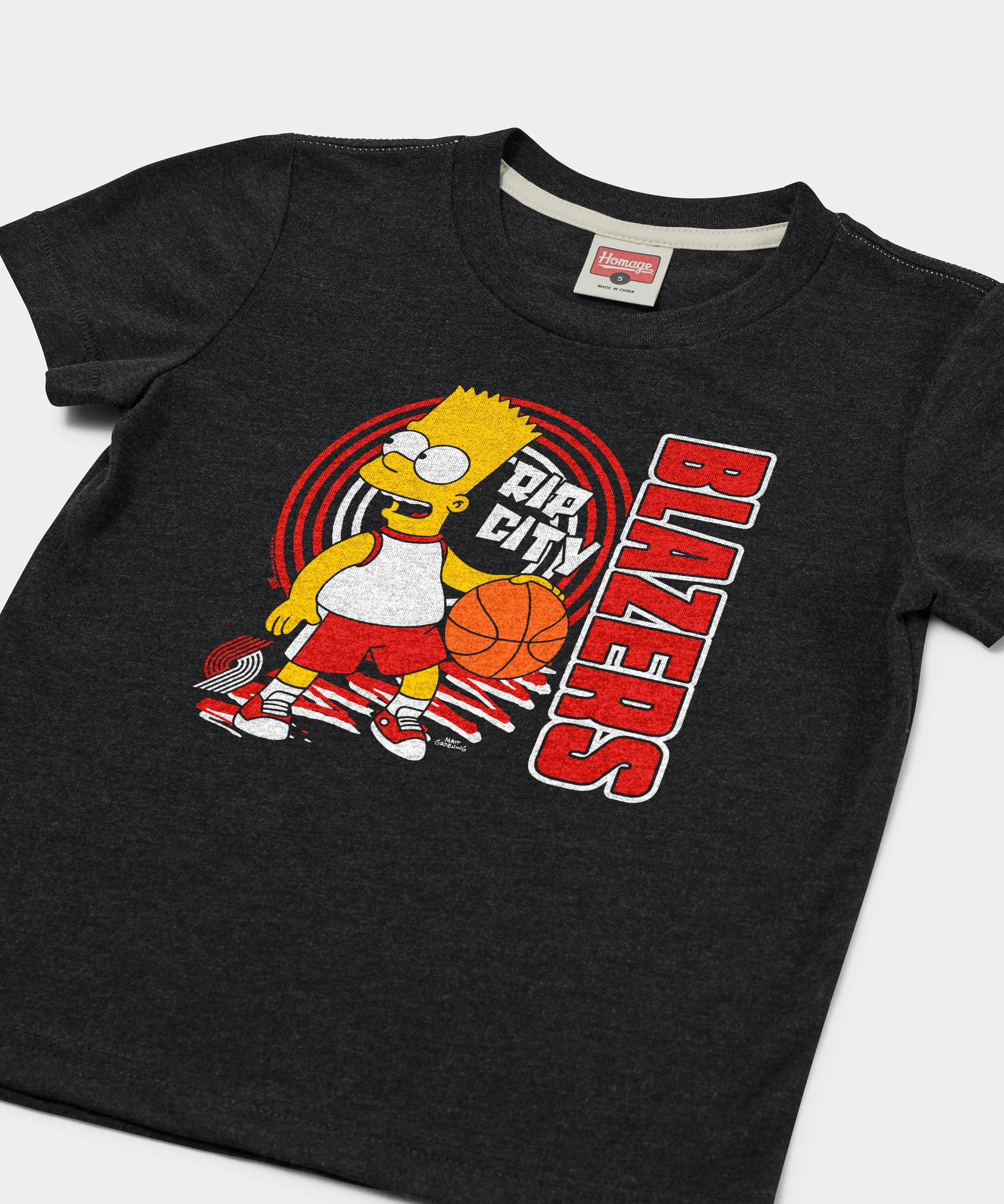 Youth The Simpsons Bart x Portland Trail Blazers - Image 2