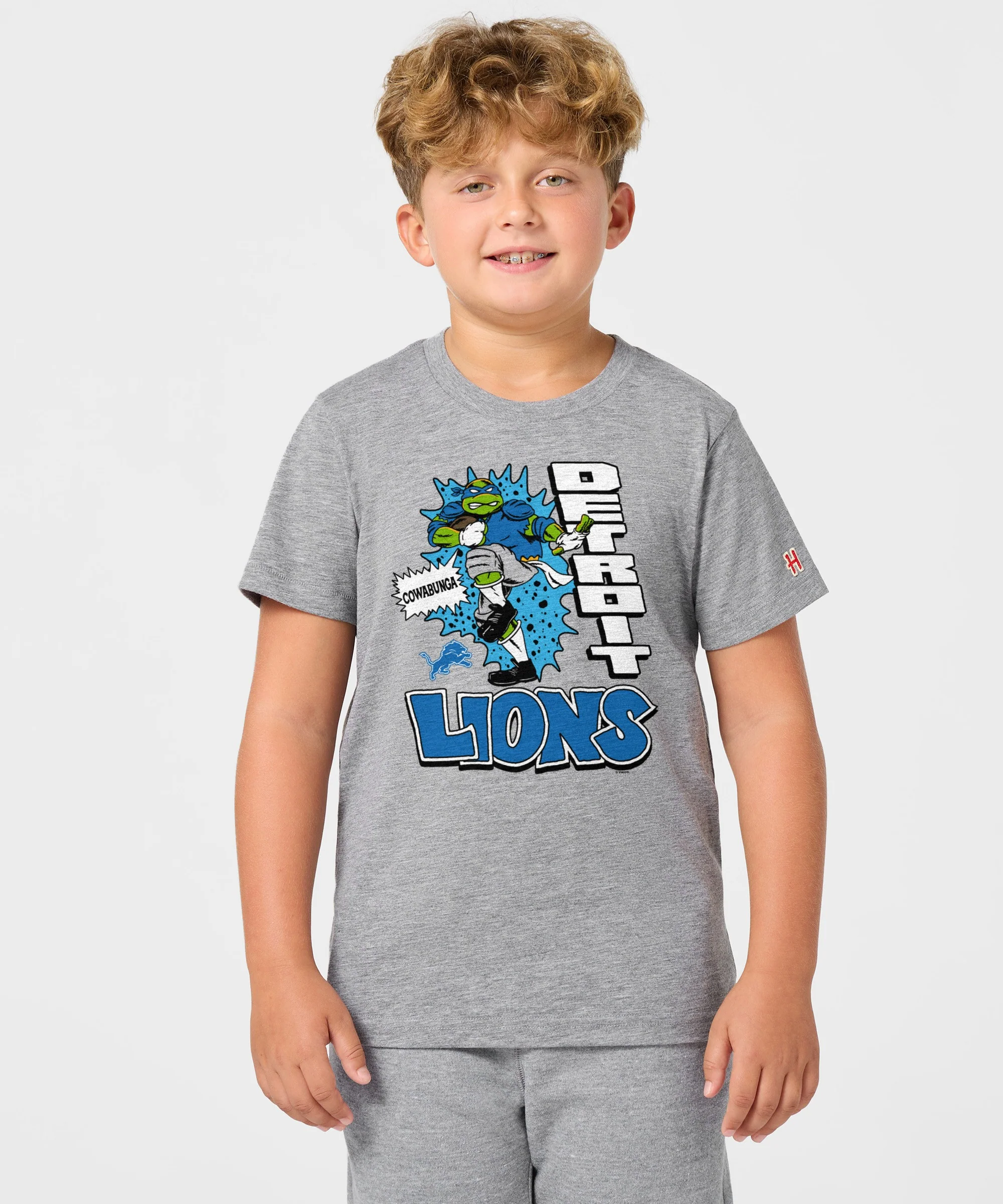 Youth TMNT Leonardo x Detroit Lions - Image 3