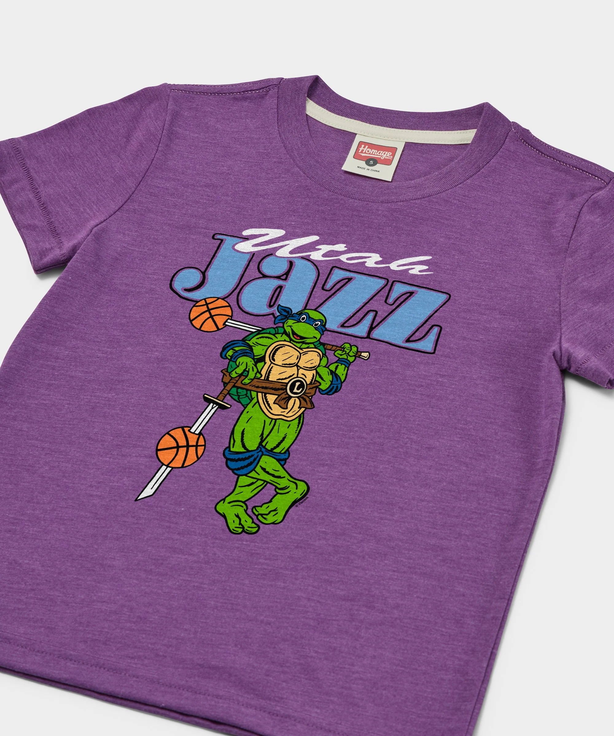 Youth TMNT Leonardo x Utah Jazz - Image 2