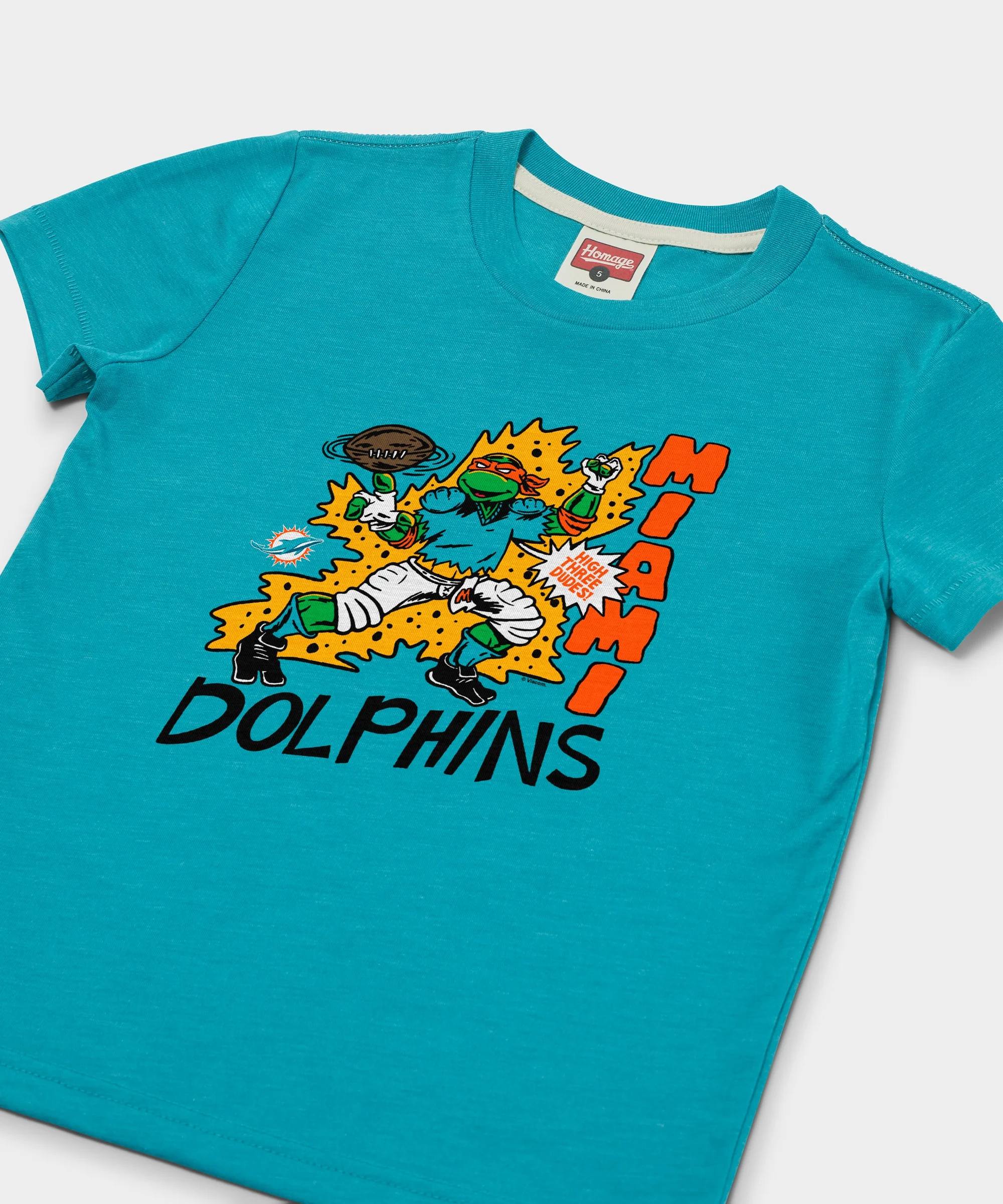 Youth TMNT Michelangelo x Miami Dolphins - Image 2