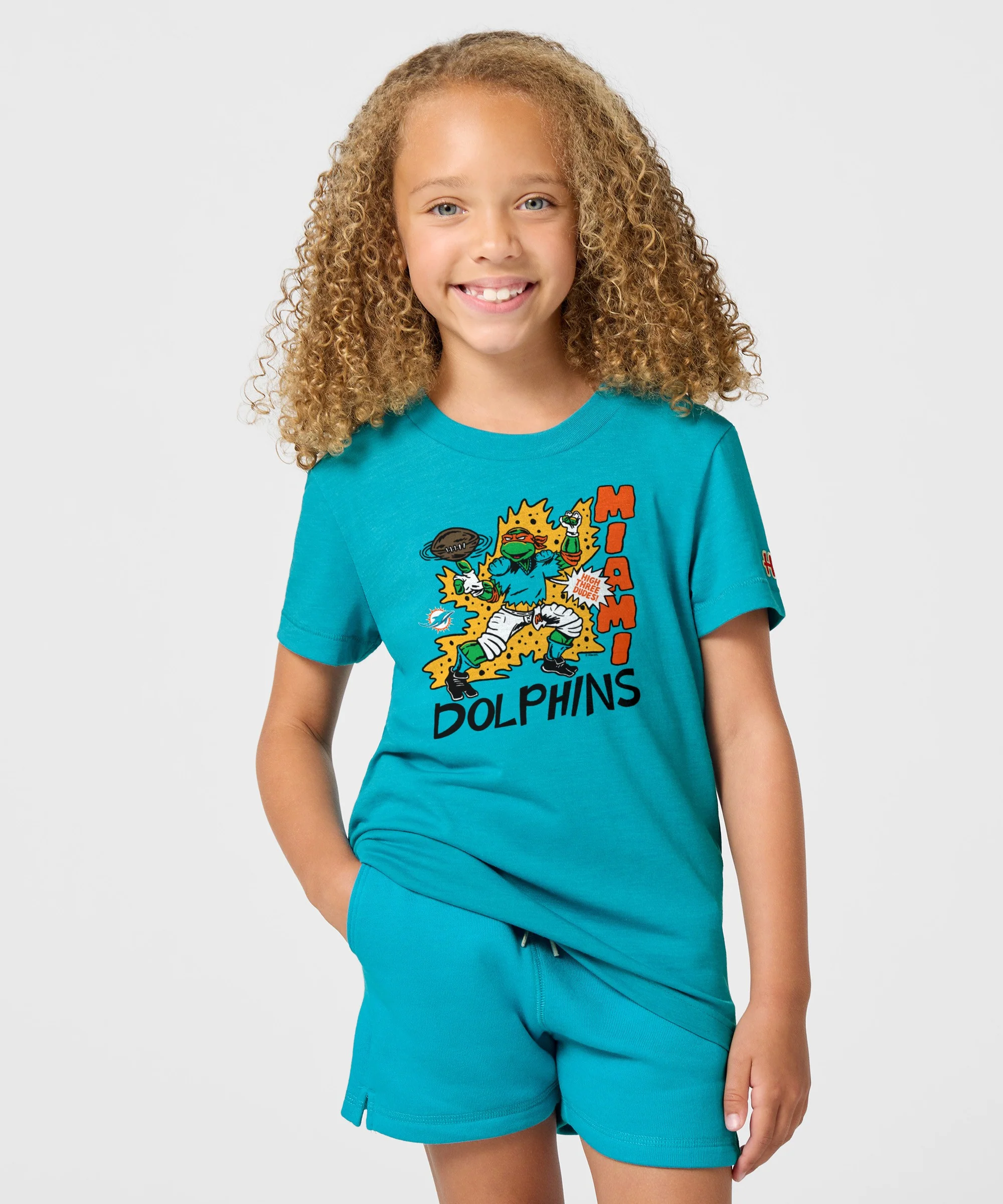 Youth TMNT Michelangelo x Miami Dolphins - Image 3