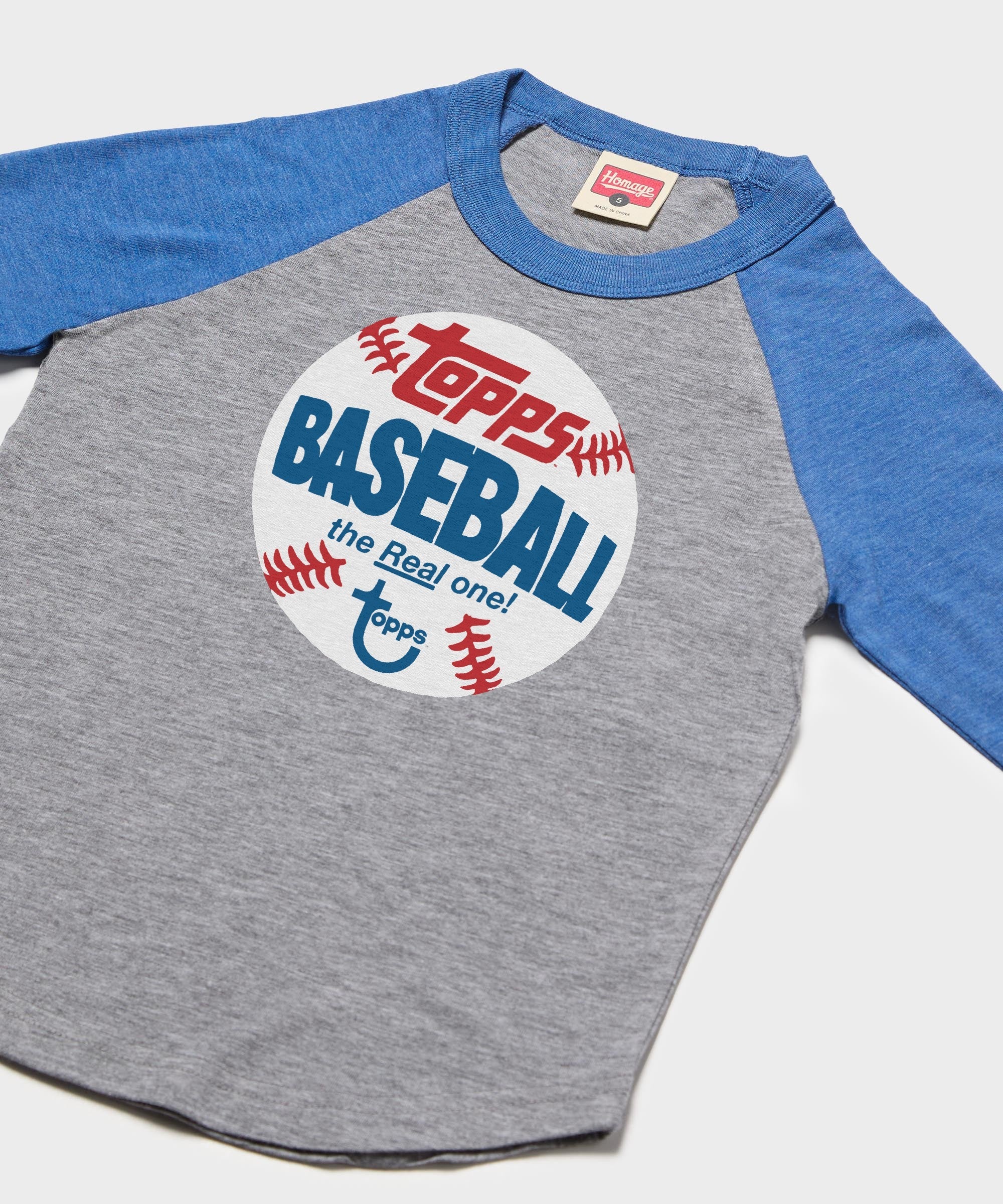 Youth Topps Baseball The Real One Raglan - Image 2